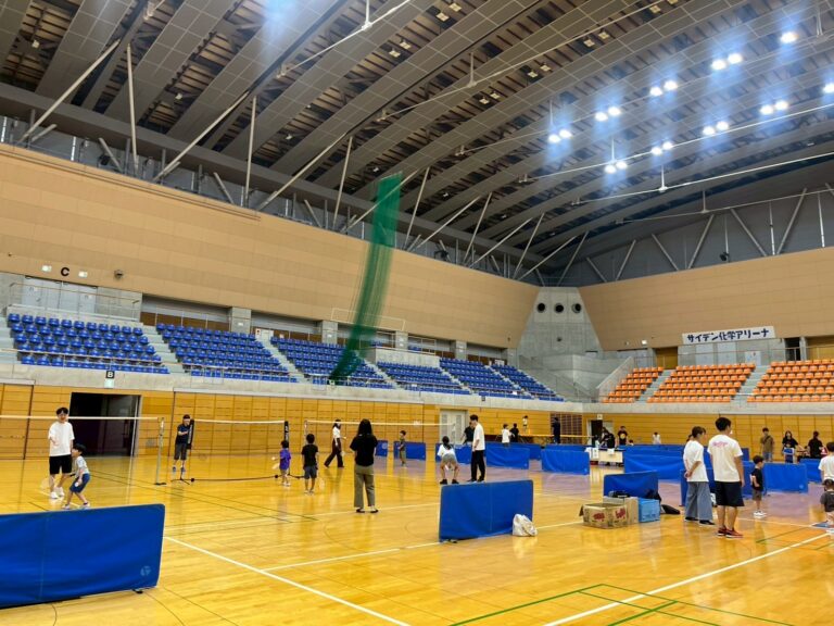 親子で楽しむスポーツフェアにてスポーツ適性診断を実施